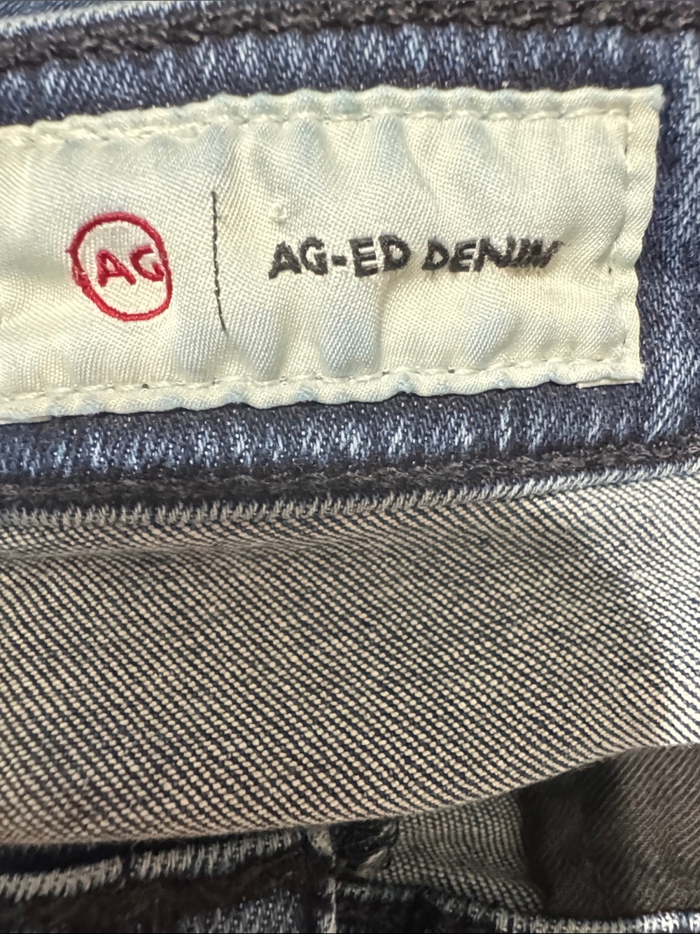 AG Mari High Rise Slim Straight Leg Jeans Dark Wash size 32 - Picture 13 of 13
